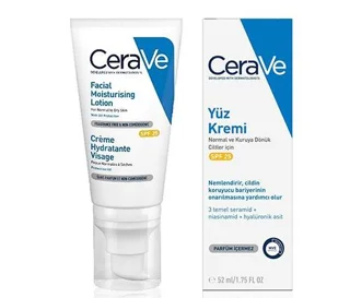 لوسیون ضد آفتاب بی رنگ سراوی SPF50 مدل AM